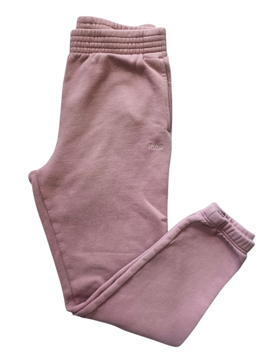 TNA Pants - Aritzia TNA Cozy Fleece Sweatpants Women's Small Pink Joggers Sweatfleece Perfec